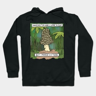 Motivational Morel Mushroom Man Hoodie